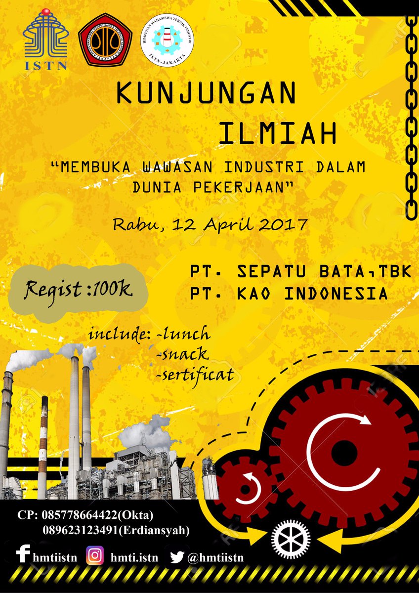 Kunjungan Ilmiah,,,
Karena Pengalaman dan Ilmu tidak hanya didapatkan di kelas, membuka wawasan dalam dunia industri.