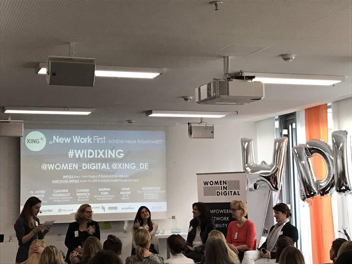 Ein großartiger Event #widixing, <a href="/TijenOnaran/">Tijen Onaran</a>, das Panel hat viel Spaß gemacht! Durch #Digitalisierung wird #NewWork möglich und erlebbar!