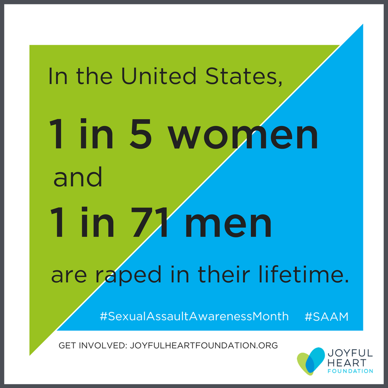 TheJHF's tweet photo. Know the stats on sexual assault. #SAAM https://t.co/tqdcSp2wwF