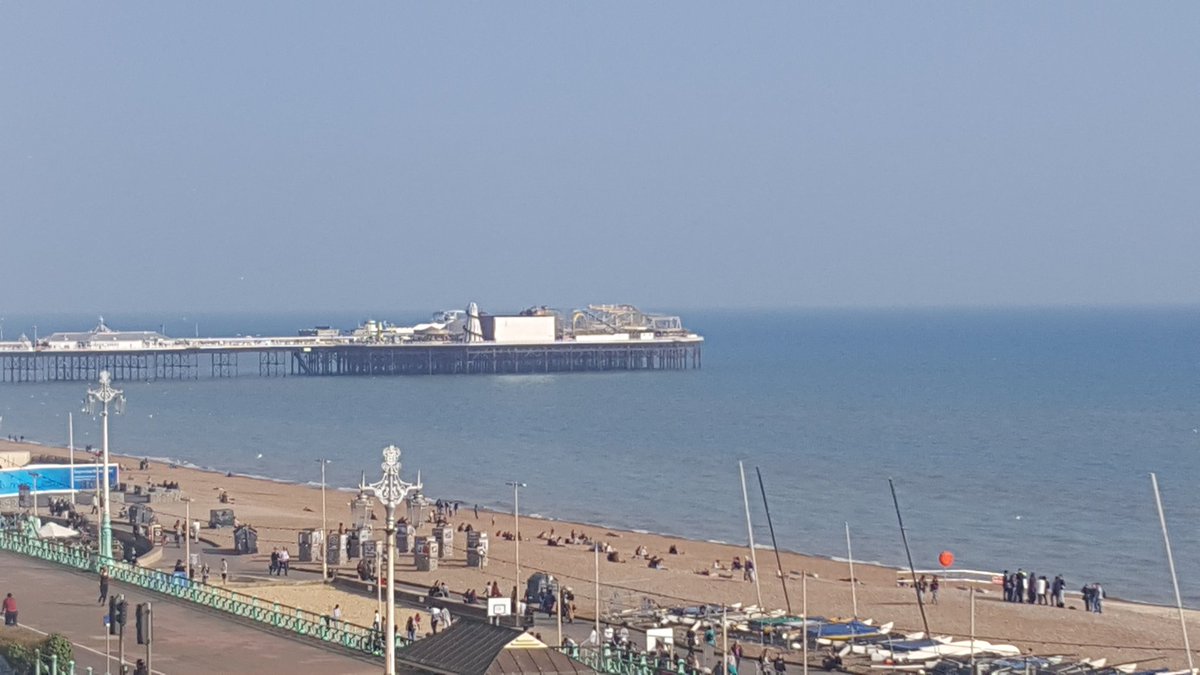 PlumJans's tweet photo. Great view #BrightonSEO https://t.co/iaMGikKJeZ