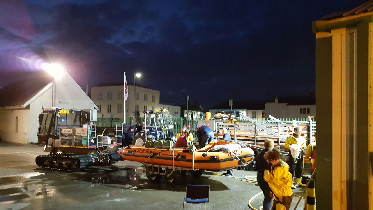 A busy evening for our crews preparing for our naming ceremony on Saturday. The result of hard work = sparkling boats and spotless station.