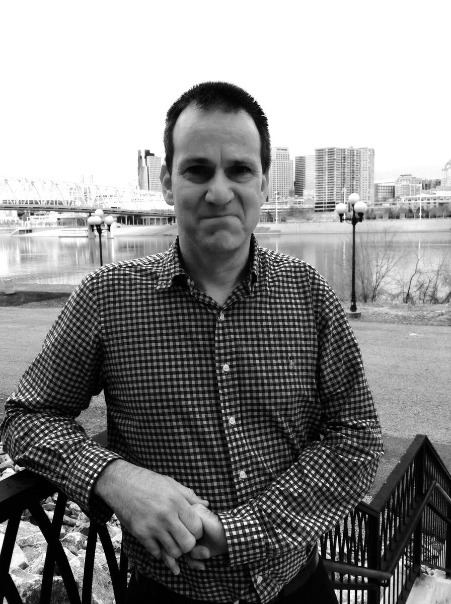 schoolnewtech's tweet image. Our Director and President, Mark Pfau near the @BeautifulCincy skyline. Please continue to support non-profits and help change our world.