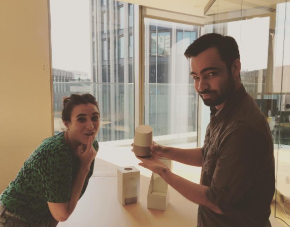 Unboxing the new addition to Brandfuel: #googlehome released in the UK today!! Excited to try. Expect updates! #tech #thefutureisnow #google