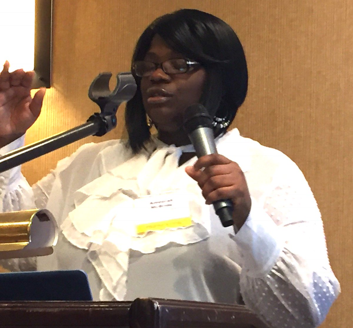 Ms_dAnnunzio's tweet photo. @uwoshkosh Learning lots from Ameerah McBride about UWO diversity certification programs for faculty. #2017FHCRC https://t.co/4IHJTWZTfg