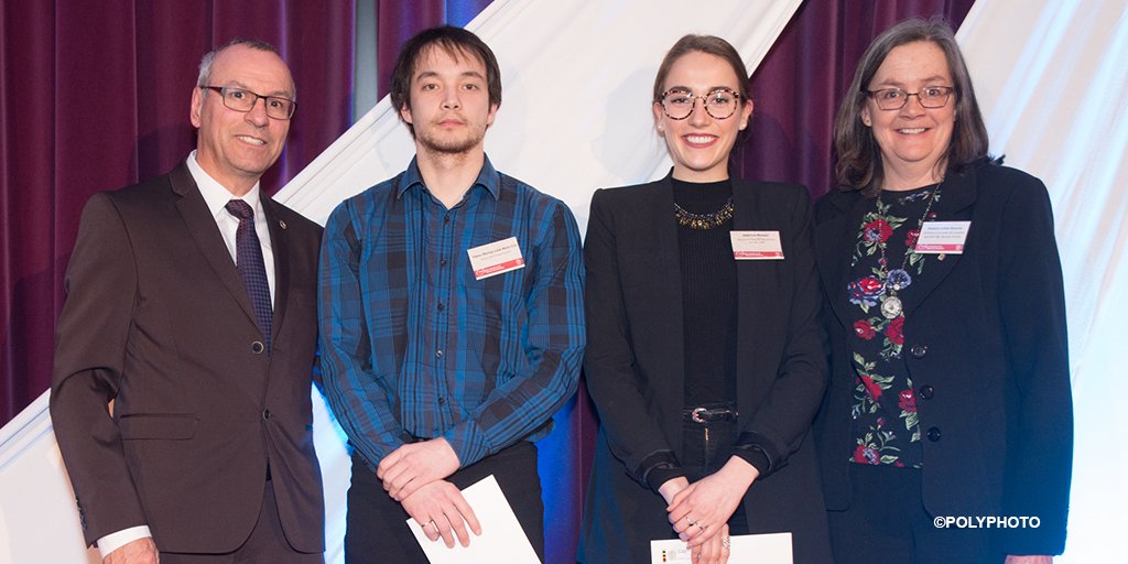 FondationPoly's tweet photo. #TBT La semaine dernière, on célébrait l’excellence et l’assiduité à @polymtl. Félicitations! #BoursesPoly | https://t.co/D20o0rZr19 https://t.co/Q7VgOhRPIj
