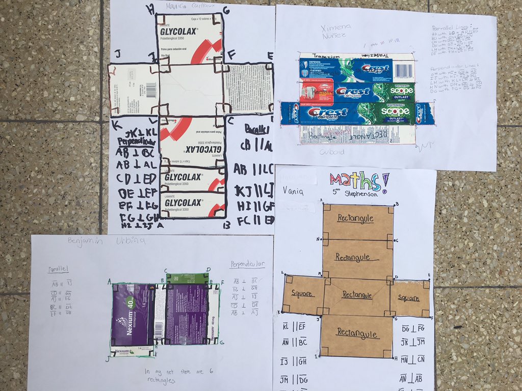 KatRz7's tweet image. How do we make 3D shapes? Loads of questions answered today! #pypmaths #5thgrade #inquiry