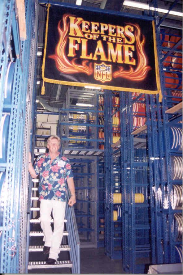 NFLFilms's tweet photo. #TBT to @THEGaryBusey scaling our vaults. Gary &amp; our #NFLTop10 crew will be at the rad @NostalgiaFstPHL this wknd! https://t.co/ITKEANsW8x https://t.co/iSQLg63smM