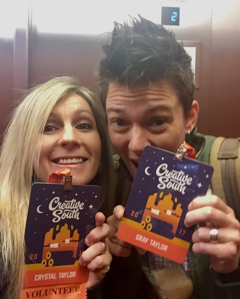 OrionsObsession's tweet photo. @graytaylor21 Love in an elevator. ❤ #creativesouth17 #CS17 https://t.co/8KGmgJXCmM