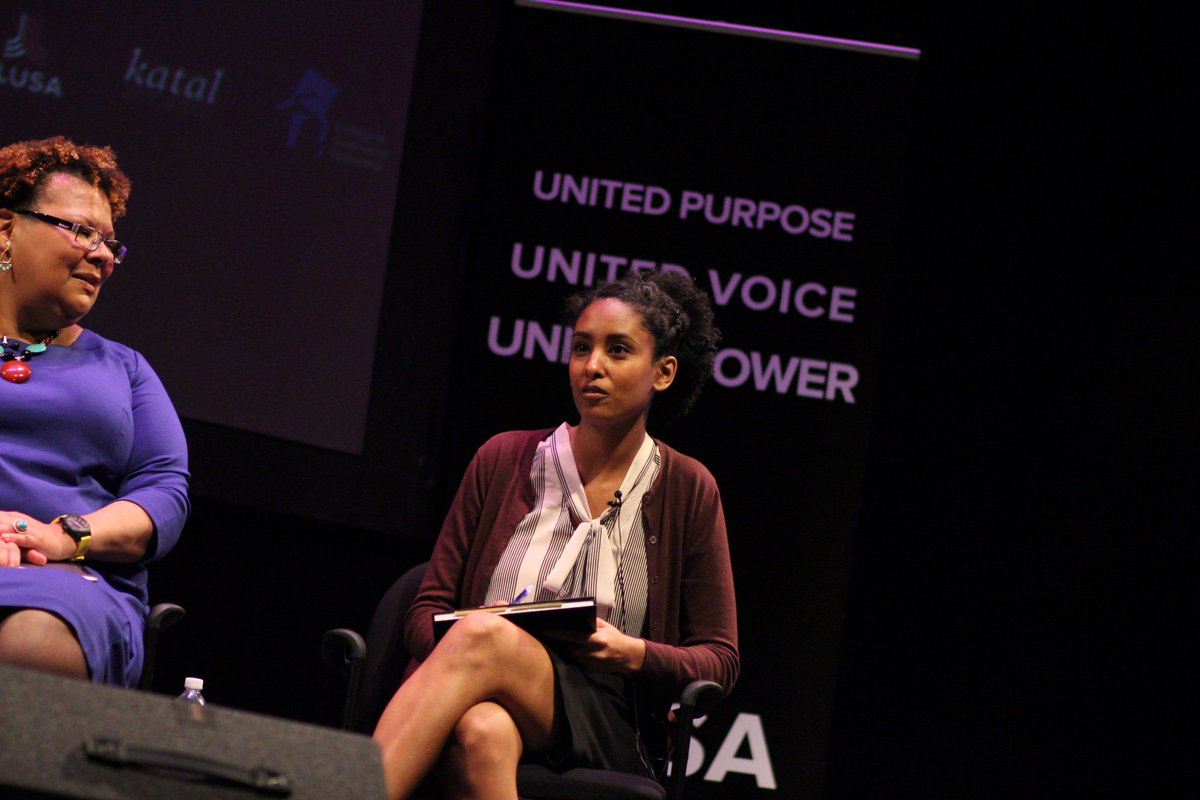 JustLeadersUSA's tweet photo. "It's all about planting seeds, finding unlikely partners, and being persistent at all levels." @lul_tesfai #LwCReport https://t.co/K9VUyNeBTy