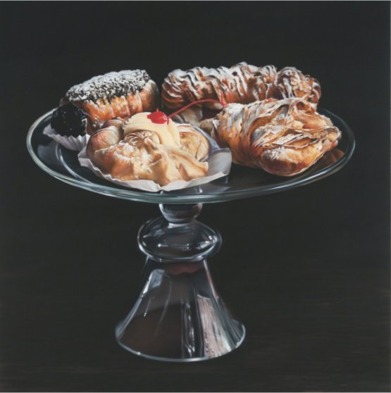 MeiselGallery's tweet image. "BITE ME: Photorealism from the Kitchen" opens TODAY at @MeiselGallery! On view until 4/29. #biteme #photorealism #food #paintings #EEEEEATS