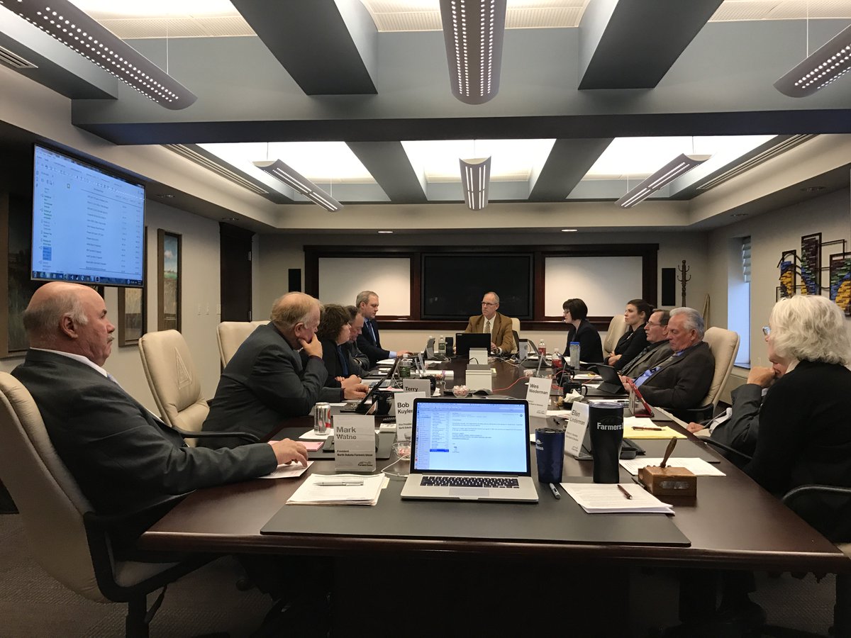 NDFU board in working on FU insurance, restaurants, Legislative issues, Pension, Foundation and all other issues for a 1/4ly Bd meeting
