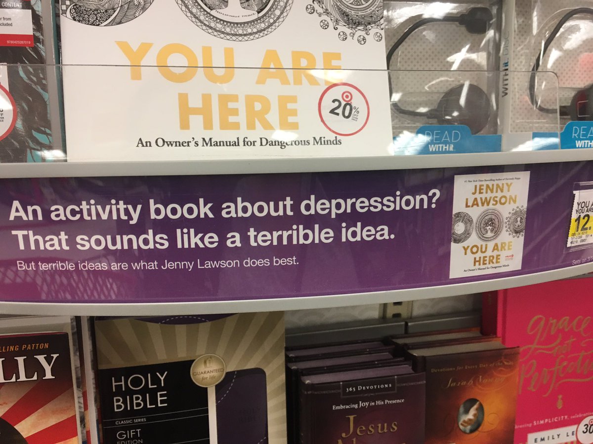 septemberfalcon's tweet photo. @TheBloggess spotted this at target earlier today, thought this nailed it https://t.co/b1fqcxzNNs