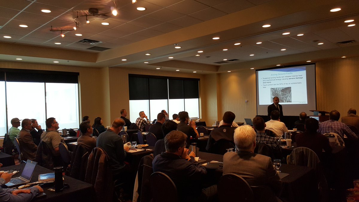i_gard's tweet photo. Western Seminar Series! Mitigating Arc Flash by following CSA Z462 with Ajit Bapat #3PhasePowerSystems #Calgary #Vancouver https://t.co/yO5uDojdZR