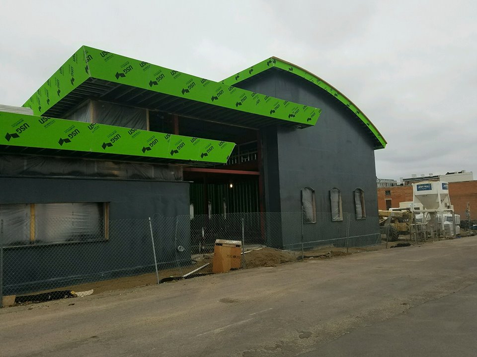 Air Barrier project on the new Bank Midwest in New Ulm, MN