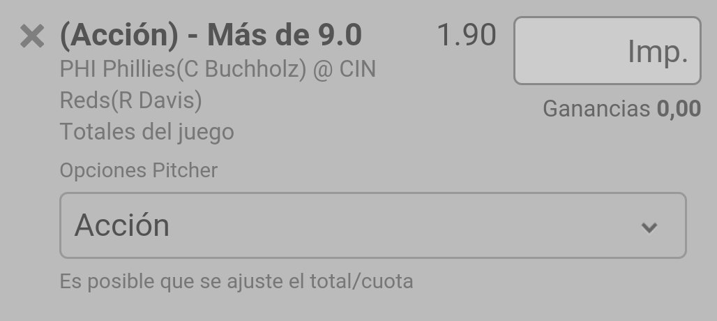 hitmlbrun's tweet photo. Pick ⚾11
⌚ 18:35
🏆 PHI Phillies - CIN Reds ⚾ 
✏ Over 9.0 Totales de Juego (Accion)
📣 Stake 2/10
💰 @1.90 https://t.co/BKwCDmP3L5