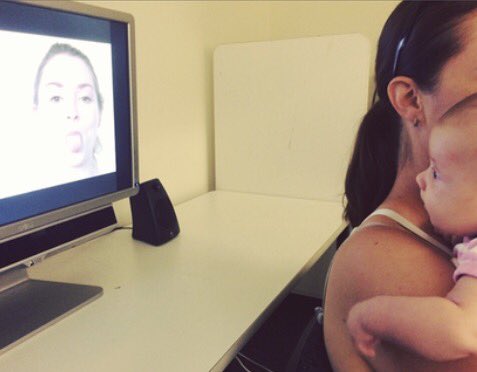 dr_skc's tweet image. Come see my poster all about how parent interaction influences infants&apos; social looking! Exhibit Hall 4, poster 7 at 11:45 #SRCD2017 #SRCD17