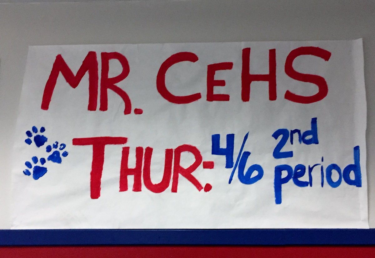CeHSAZ's tweet photo. StuCo WISHWEEK Today is Mr.CeHS supporting MakeAWishFoundation #CoyotePride #CeHSPRIDE https://t.co/heFvCWxVK6