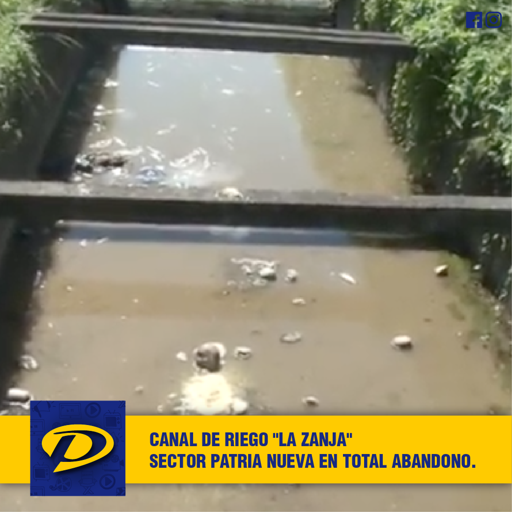 #Noticas CANAL DE RIEGO "LA ZANJA" SECTOR PATRIA NUEVA EN TOTAL ABANDONO #PasajeTv <a href="/PrefecturaElOro/">Prefectura El Oro</a> <a href="/municipiopasaje/">MUNICIPIO PASAJE</a>
pasajetv.com/index.php/item…