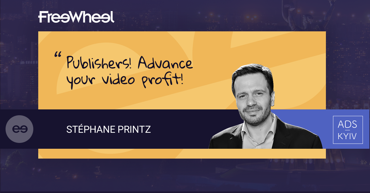 adsummitkyiv's tweet photo. Stéphane Printz from @FreeWheel is coming to #ADSKyiv to share his  #expertise on #video #advertising &amp; new opportunities for #publishers! https://t.co/Y6crlvtSGS