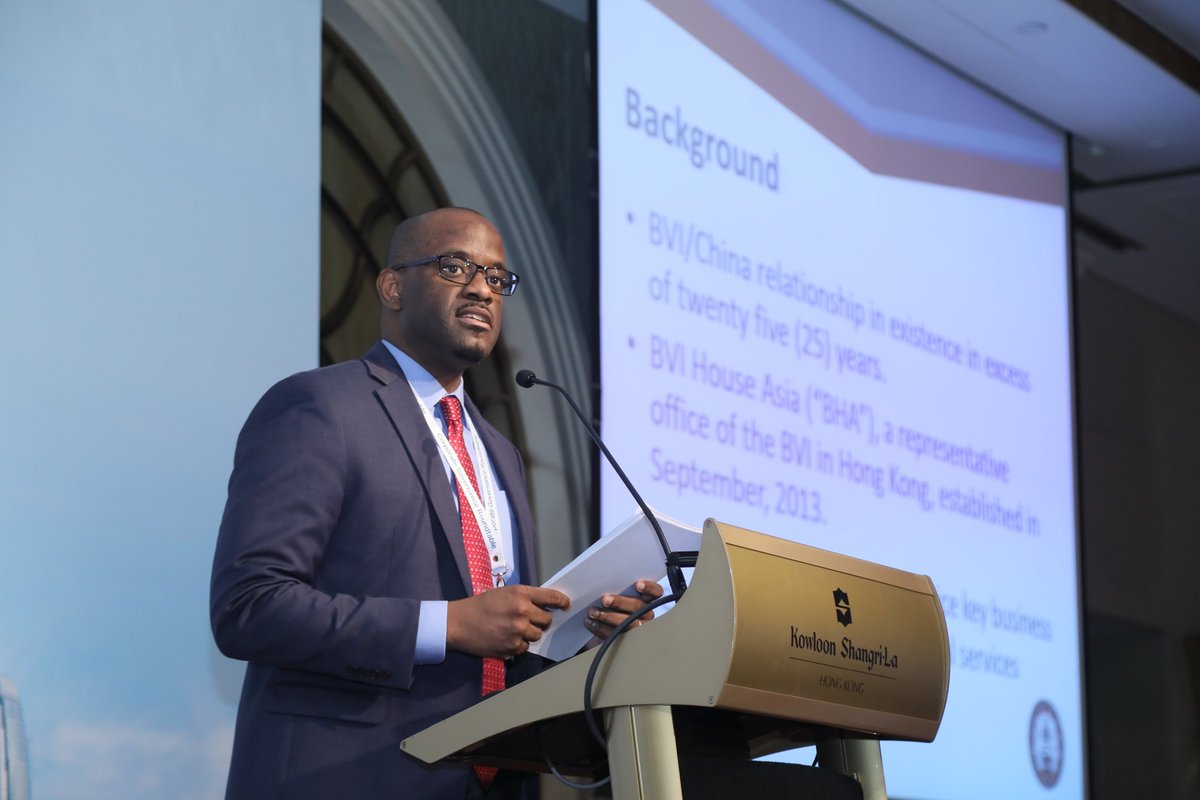 BVIForward's tweet photo. BVI FSC Asia Rep #LeonWheatley says BVI operates well-regulated financial services system, committed to transparency, integrity &amp; regulation https://t.co/HkaBFicPdq