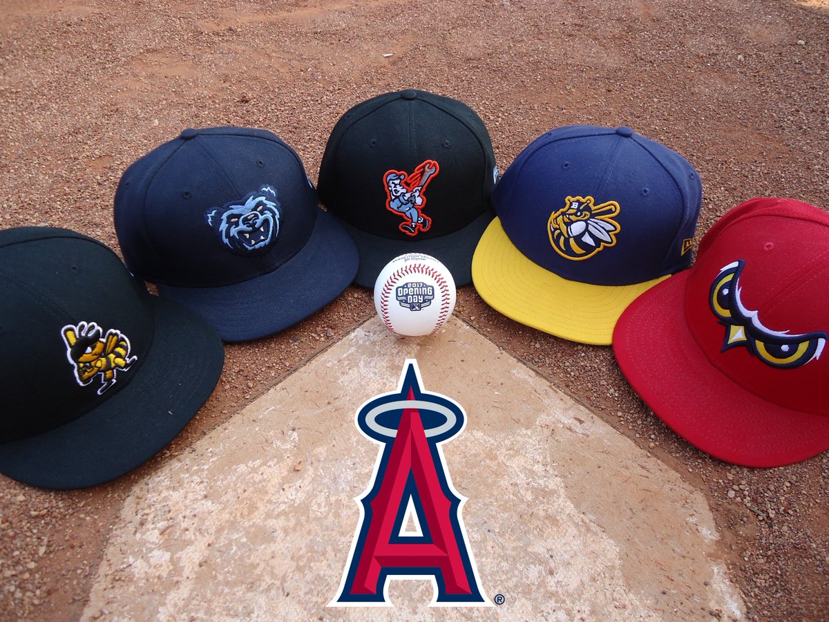 Angels's tweet photo. Good luck to our #Angels @MiLB affiliates in 2017! @SaltLakeBees @Mobile_BayBears @66ersBaseball @BurlingtonBees @OremOwlz #MiLBOpeningDay17 https://t.co/3OsekYzXya