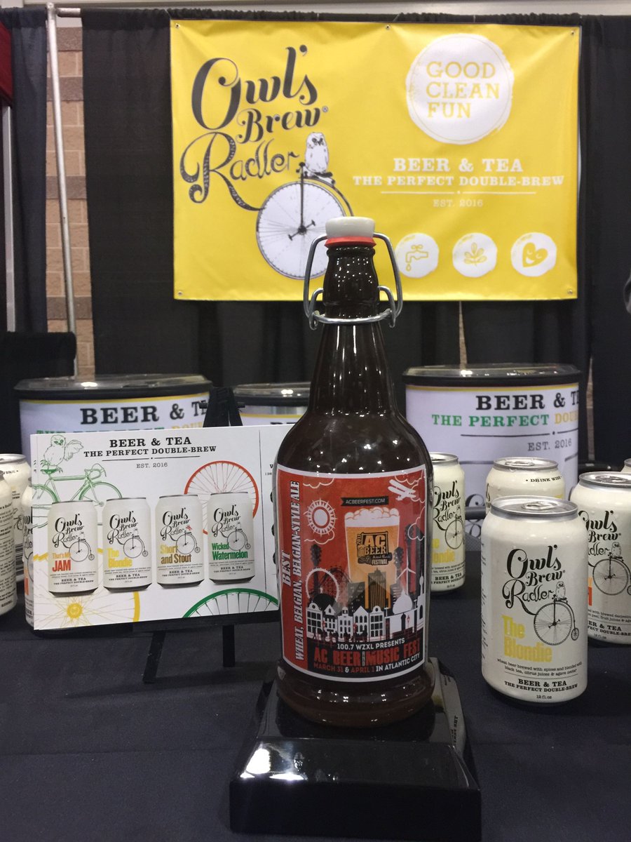 CheersSJ's tweet photo. Did you hear about @theowlsbrew big win at @ACBeerFest?! They won Best Wheat Beer for their Blondie Radler! #CheersSJ https://t.co/VKpzdug86d