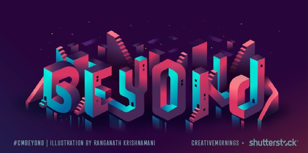 April's theme is Beyond!
The theme was chosen by our Bengaluru chapter and illustrated by Ranganath Krishnamani.