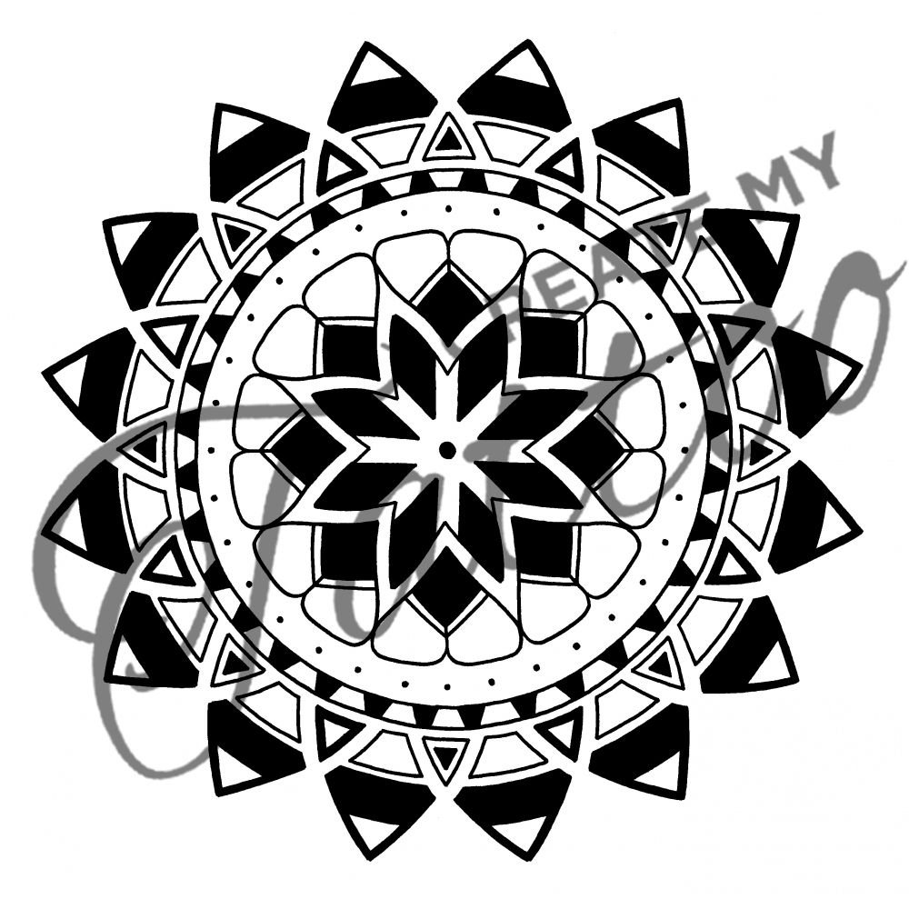 Very Cool Polynesian Sun Tattoo Design by artist - Storm3d. Find your next tattoo design here: buff.ly/2nTBjbU #tattoo #polynesian