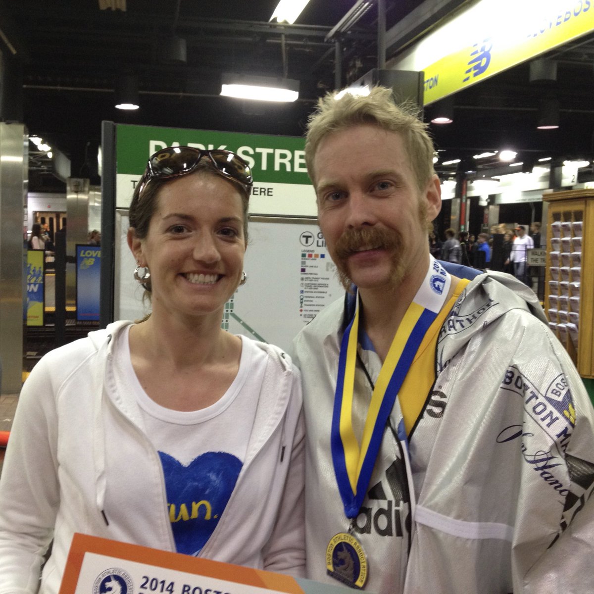 UpNRunningEburg's tweet photo. Throwback to the Boston Marathon 2014 and the facial hair. #tbt #runwithunr #upnrunningpa #upnrunning https://t.co/5QXlMrcWnA
