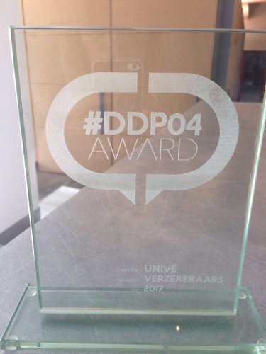 unive's tweet photo. Yes! Beste webcareteam in categorie verzekeraars, check hier de uitreiking: https://t.co/PjseYiug0v #DDP04 https://t.co/XrGQjiu5dL