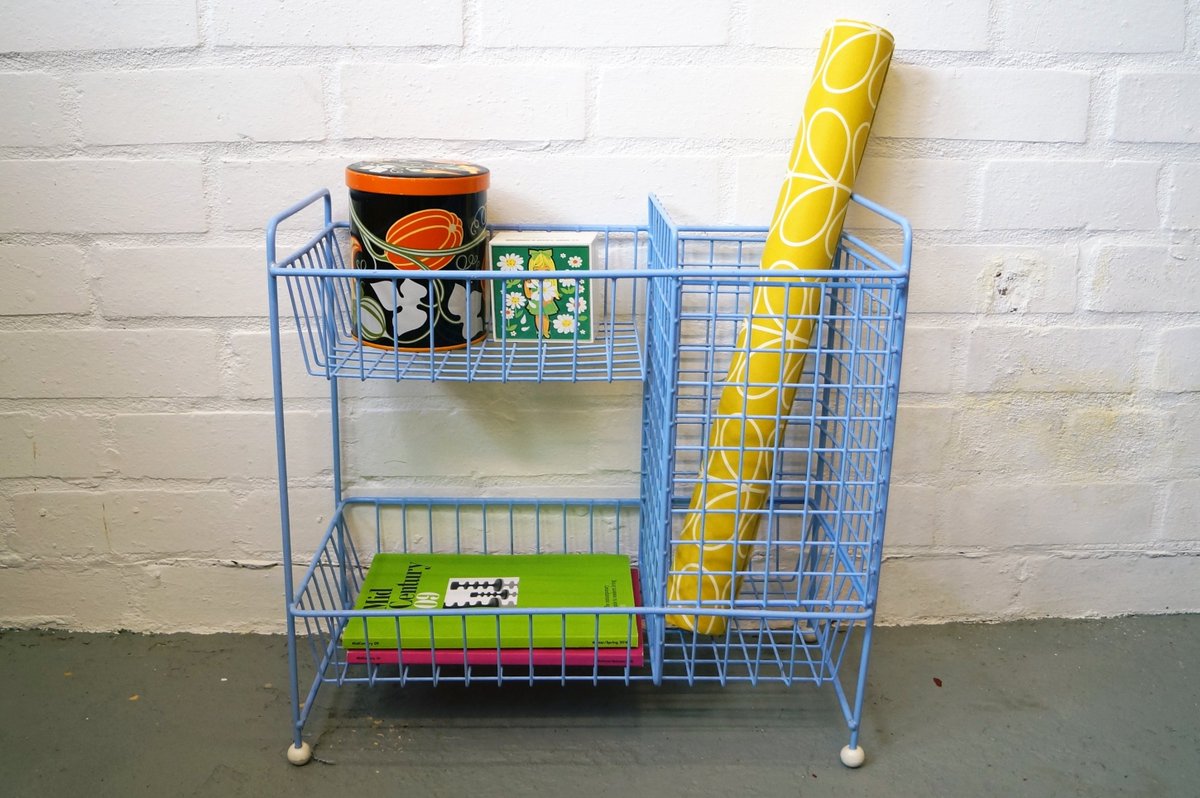 vintageactually's tweet photo. I do love a vintage storage rack and this one with its atomic ball feet is a beauty! #vintagestorage #midcentury https://t.co/1KXXpThN6O https://t.co/NtIwTMjhy4