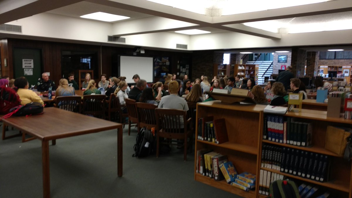 Fitz_CJ's tweet photo. Day 2 of book discussions with students, staff, and Madison police officers! #jmmreads #allamericanboys https://t.co/EyHP8BWNzT