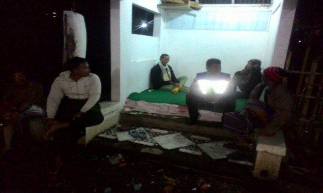 Kanit Binmas Sambang Poskamling Desa Datar polsekwarungpring.com/kanit-binmas-s…