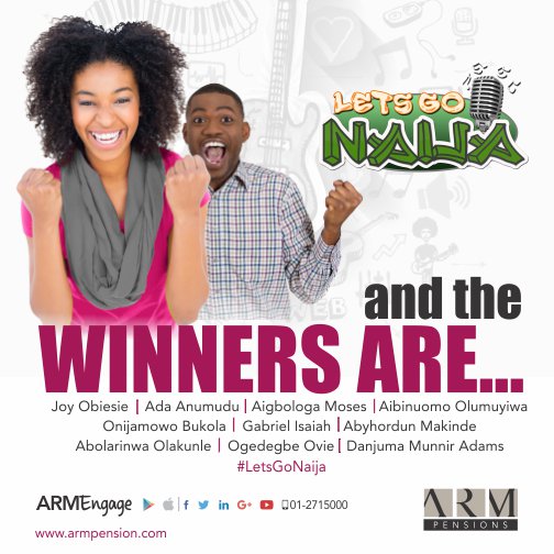 Hey Nigeria! If you've participated in our quiz last week. Here is a list for the winners. <a href="/DANFOSTERRADIO/">Dan Foster</a> <a href="/BellaRoseO/">BellaRose Duruji</a> <a href="/armengage/">ARM</a>