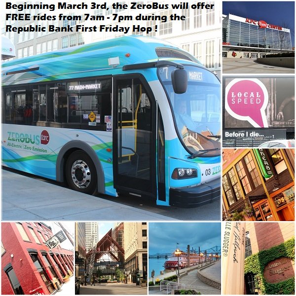 ridetarc's tweet photo. THIS FRIDAY! Take a FREE ride on an all-electric #ZeroBus & explore @NuLuLouisville @Downtown_Lou & more! #funtimes #Louisville #nightlife https://t.co/Kn5SxvsREm