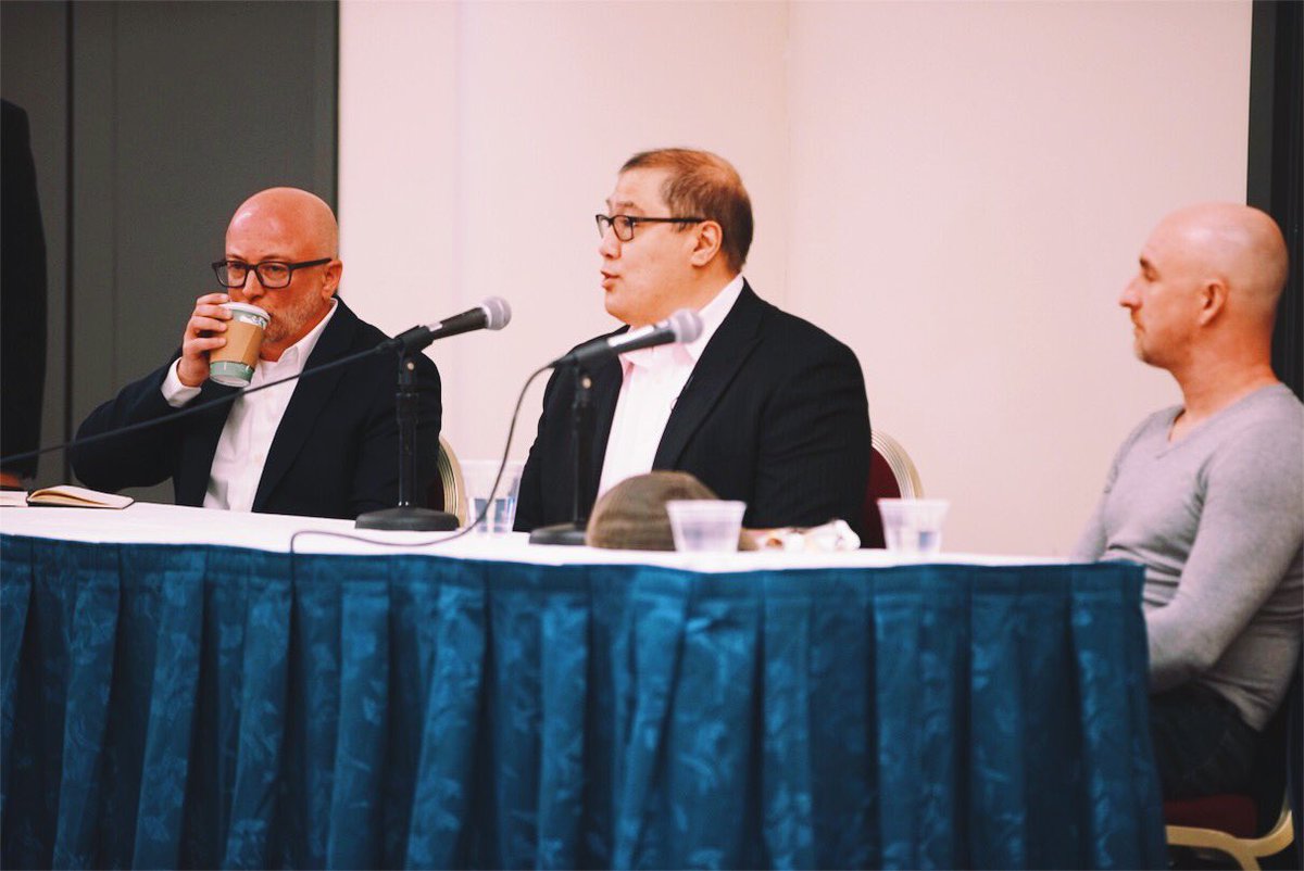 Microsoft_GS's tweet image. Microsoft Sr. Dir. @Brian_Tuskan, @PierreTrapanese, Michael Ginty &amp;amp; Tony Cassell discuss the tech trends reshaping security orgs at #ISCW17