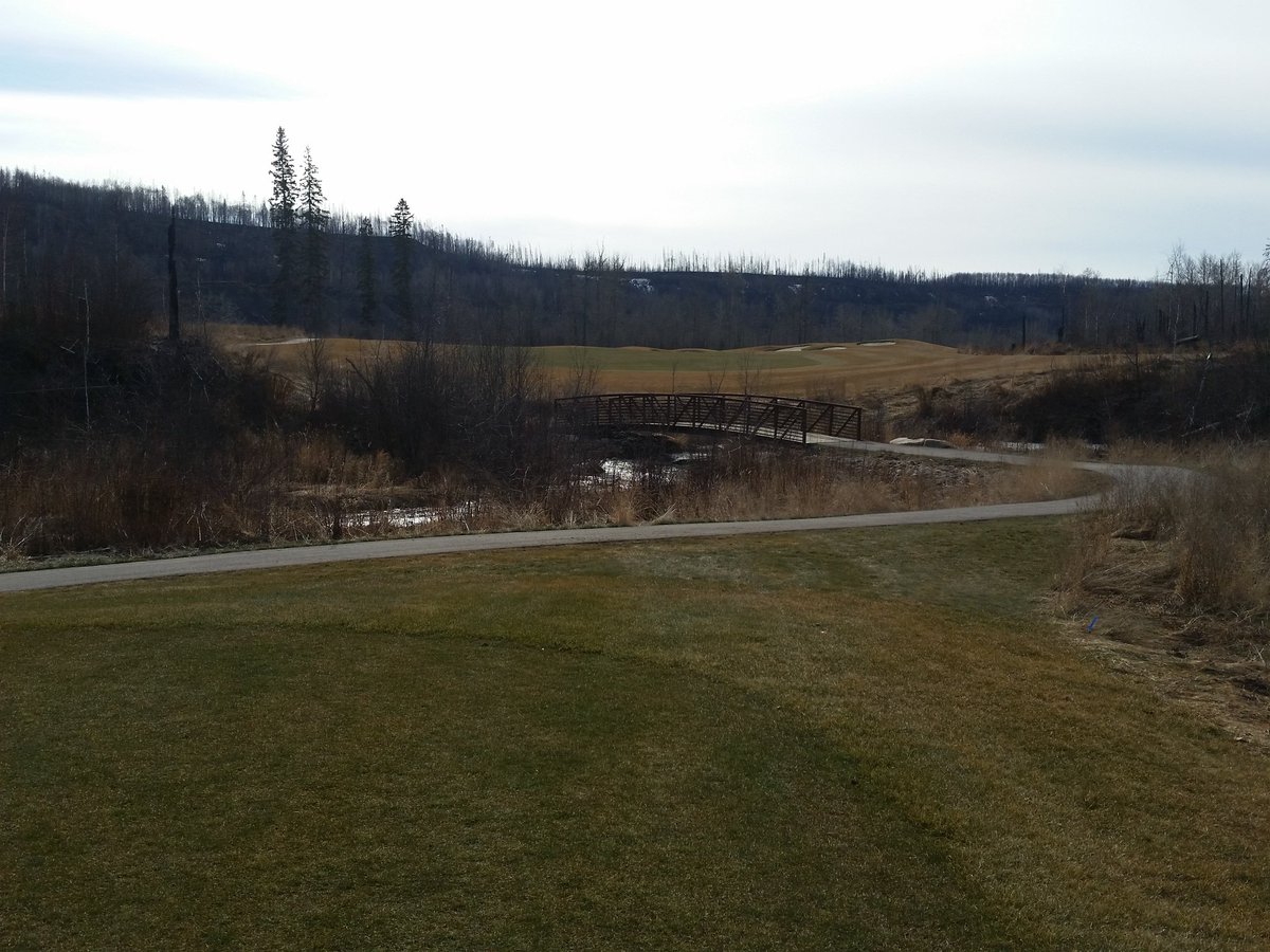 View from Hole One on the <a href="/FortMcMurrayGC/">Fort McMurray GC</a> new nine. Will open a week after original 18 holes. #ymm #rmwb