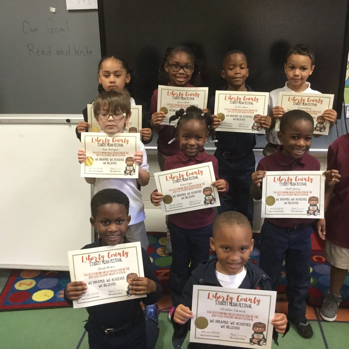 GriceMgrice's tweet photo. One of the Winners of Media Festival #Mrs. Grice @sukaratana_lcss  @Supt_LCSS https://t.co/gc3F096H9E