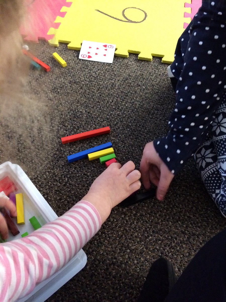 KGNaturally's tweet photo. Some great learning with our number path and relational rods today. It was so cool watching this progress during play @FDRooseveltPS https://t.co/cimCzDbxGF