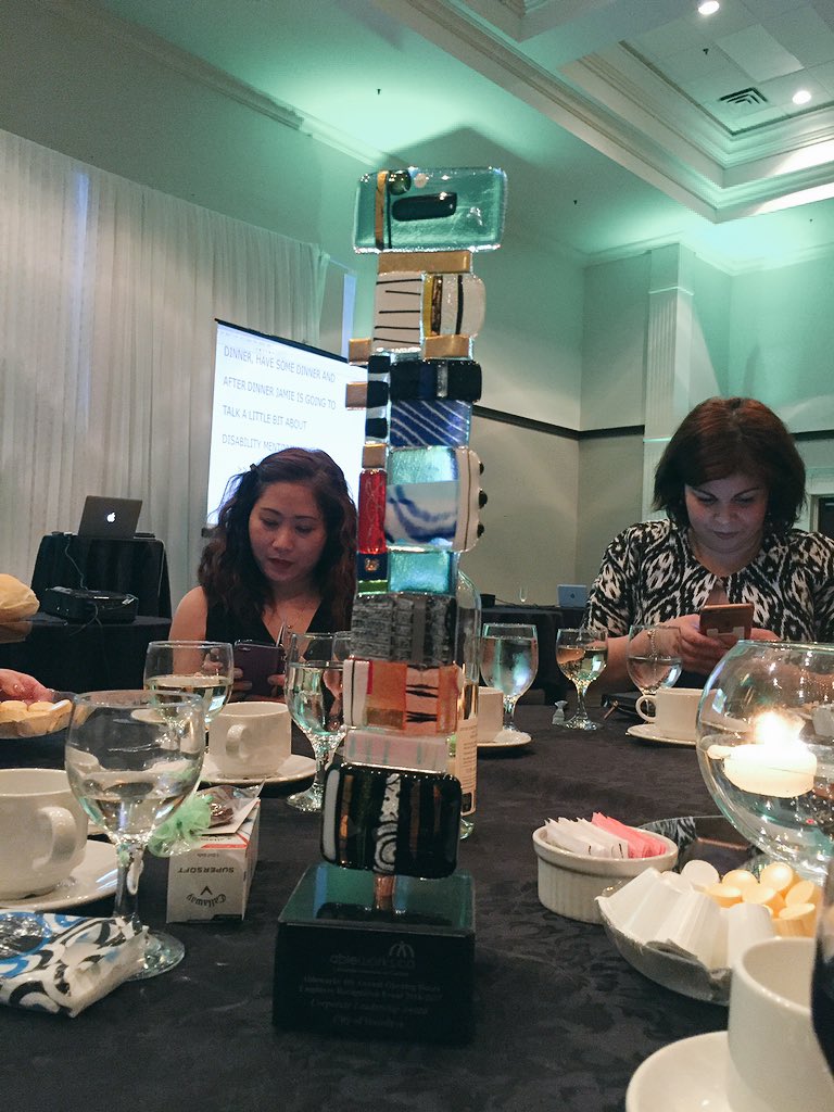 Congratulations to <a href="/cityofhamilton/">City of Hamilton</a> for the Corporate Leadership Award from #Ableworks!