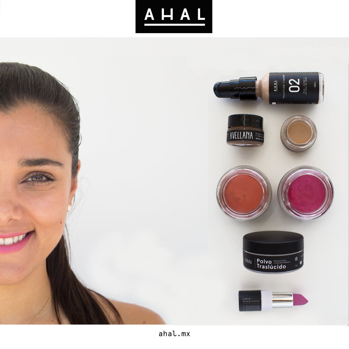 Conoce el lado natural de la cosmética, conoce <a href="/Ahal_Bio/">Ahal Bio Cosmética</a> #naturalmakeup #organic #hechoenmexico #beauty