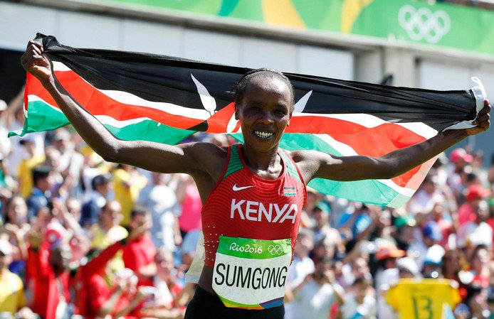 AD.nl/sportwereld on Twitter: "Jemima Sumgong, olympisch ...