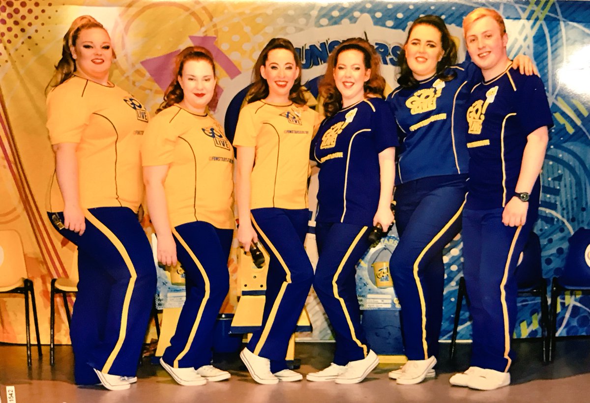 SarahJWey's tweet photo. The FunStars of #weymouthbay17 @FunStarsGoLive @haven #yellowvsblue https://t.co/odO7Q1GWRq