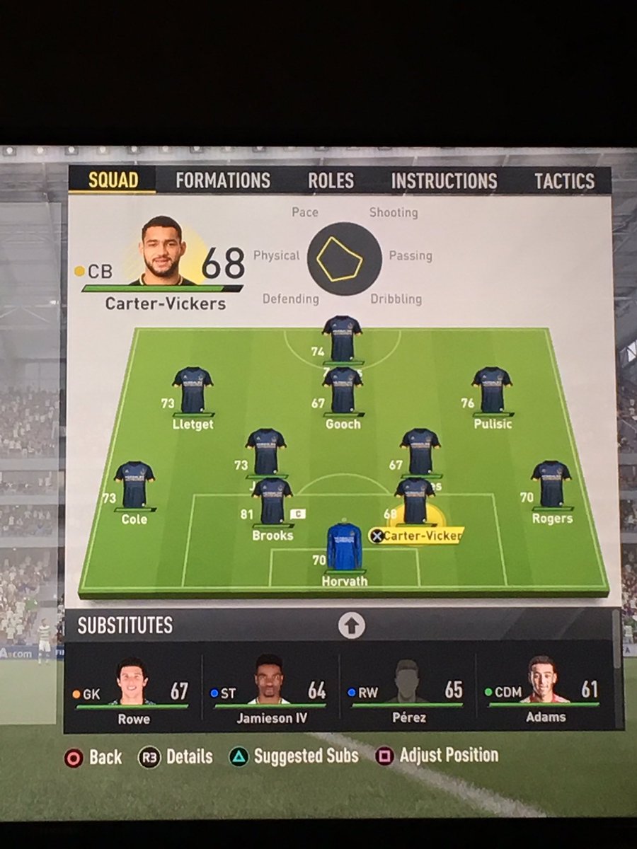 fifa17cmplayer's tweet photo. Moved LA Galaxy into the English Championship. Gonna use all American players to win the champions league and then the World Cup with the US https://t.co/wVCt5UF7vx