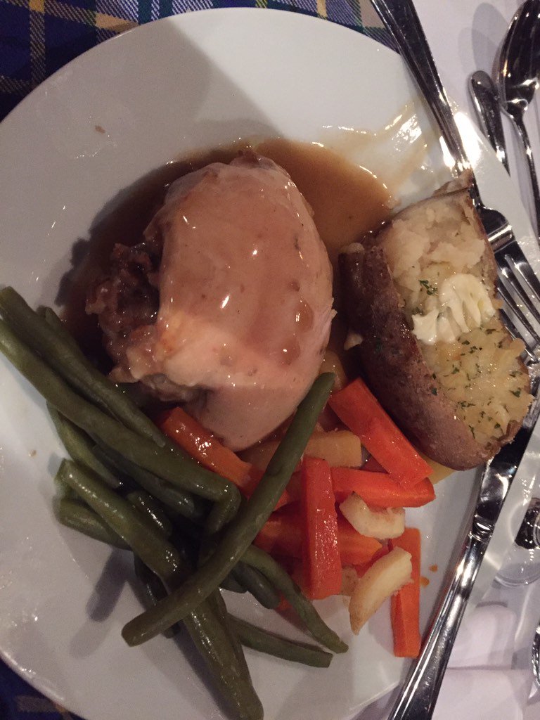 The Pantry Kitchen Catering served us a delicious meal once again. #DEANSGala2017 #TartanDay