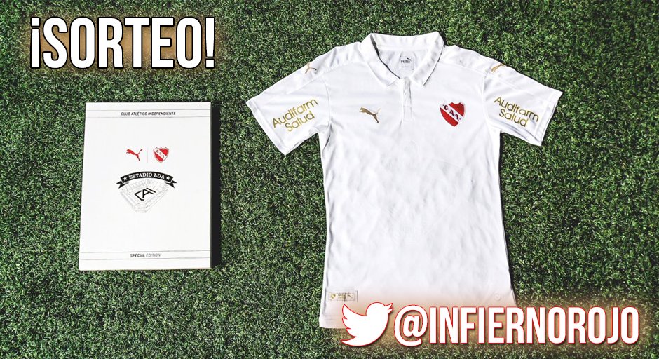 ¡Ganate la nueva camiseta de #Independiente! Seguí a <a href="/InfiernoRojo/">InfiernoRojo.com</a>, RT a este tweet y ya estás participando ¡Sortea el 13/4! #VamosRojo 👹⚽️👹