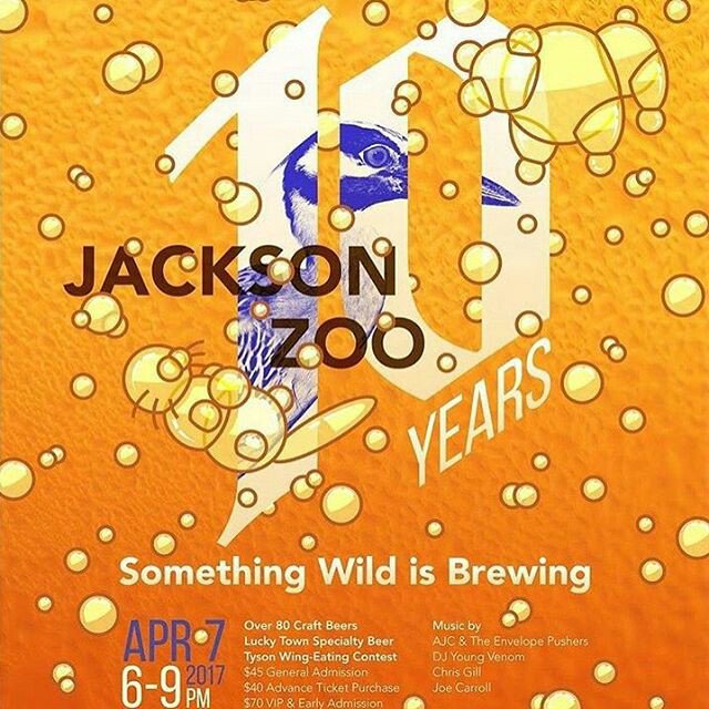 LDsBeerRun's tweet photo. Tomorrow is ZooBrew!! Arguably the best event in Jackson. A great time for a super cause!! We'll see you there! @Jackson_Zoo https://t.co/mU5kdEiHnG