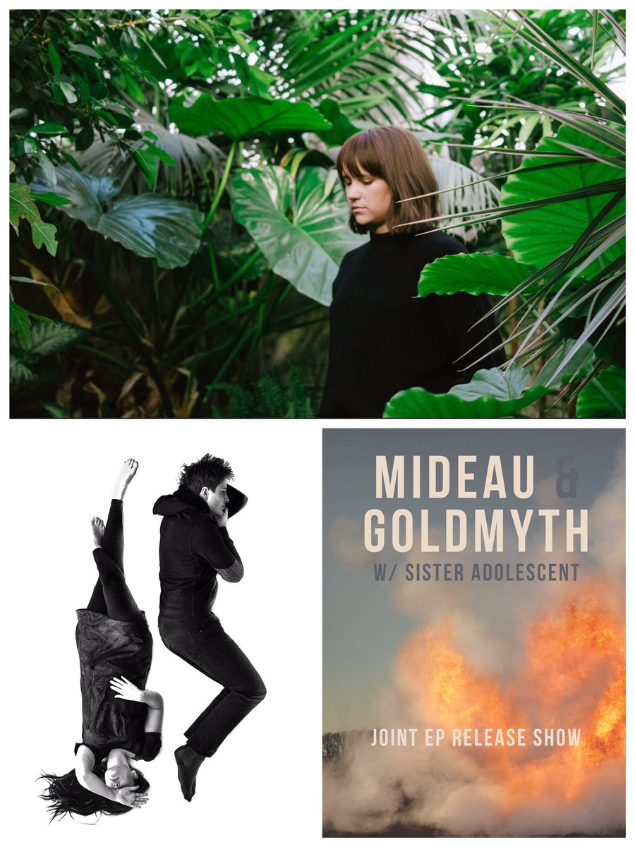 VelourLive's tweet photo. Joint EP Release with @Mideau and @goldmyths tonight! Tix at https://t.co/r6SwQul2tC https://t.co/Hk4wj6FYgD