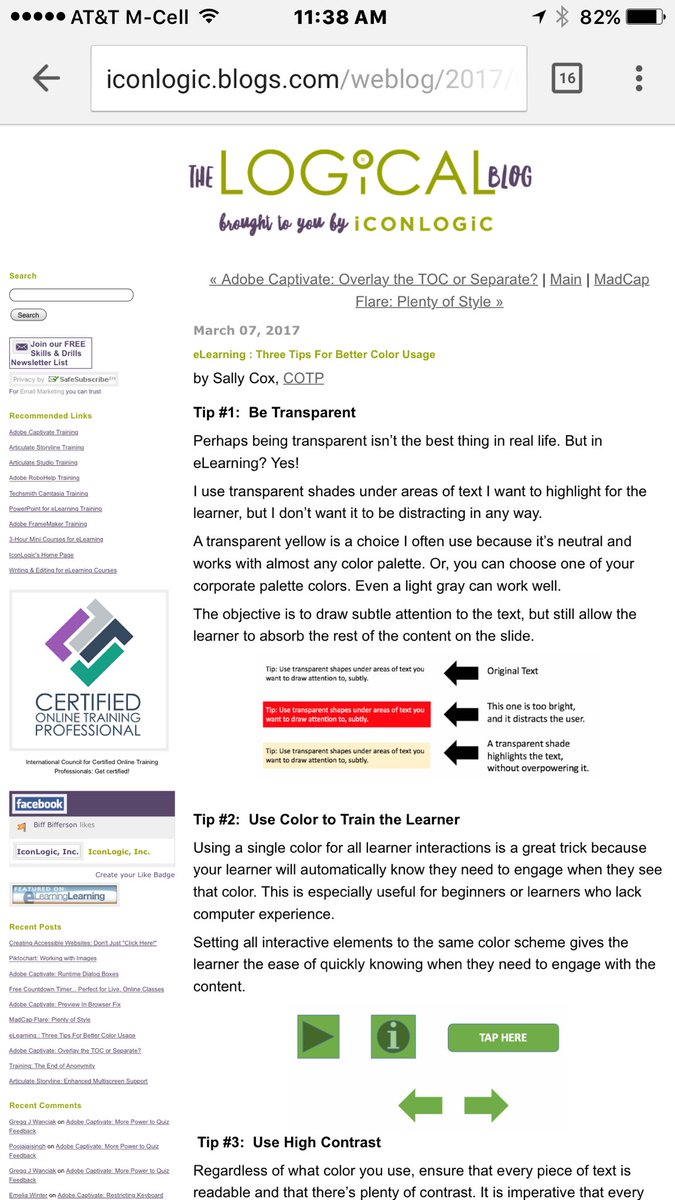 kreatable's tweet image. ICYMI my #IconLogic blog article on color tips for #eLearning #design iconlogic.blogs.com/weblog/2017/03… @Kevin_Siegel