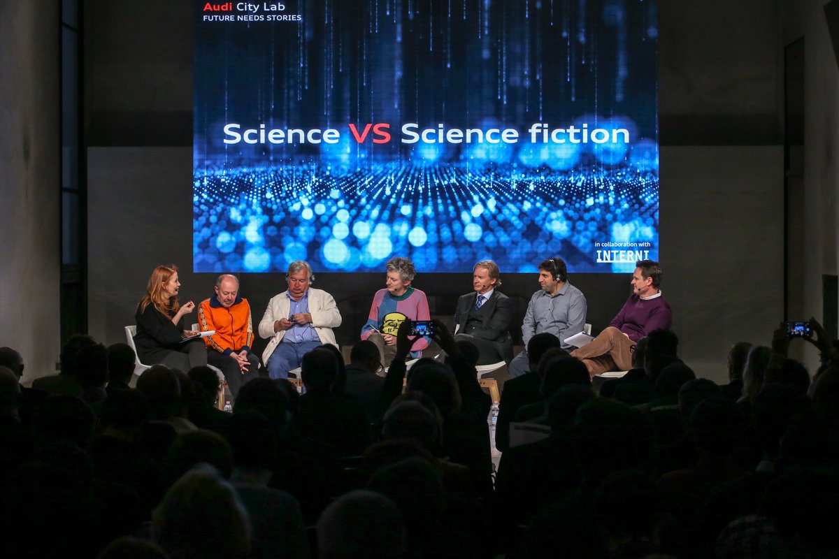 AudiIT's tweet photo. “Viviamo in un mondo molto creativo. A nuovi problemi ci saranno sempre nuove soluzioni.” #ItaloRota #AudiCityLab #FutureNeedsStories https://t.co/iTxRGuuKuk
